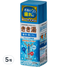 키키유 칼슘 탄산 입욕제, 360g, 5개