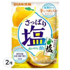 UHA 味覺糖 鹽味檸檬糖, 61g, 2個