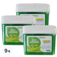 Herb Story 冰箱除臭劑綠茶凝膠原創產品, 160g, 9個