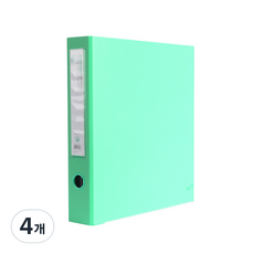 알파 모디 D링 합지 바인더 파일 3공 AMD335 A4 5cm, 연두, 4개