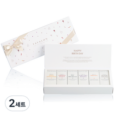 타바론 버라이어티 + 쇼핑백 T12 선물세트, 티 12종 + 리본, 2세트