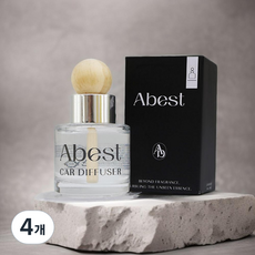 아베스트 차량용 디퓨저 50ml, 4개, 유칼립투스