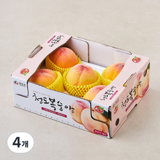 효성팜 부드러운 황도복숭아 4~6입, 4개, 1.5kg