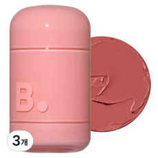 B.by BANILA 浪漫腮紅唇頰兩用膏 3.7g, 3個, 28 麗塔紅