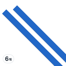 OON 열 수축 튜브 케이블 파랑 50mm x 1m, 6개