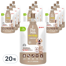 아이펫밀크 반려동물 전용우유, 우유맛, 180ml, 20개 우유맛, 180ml, 20개