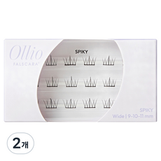 Ollio Pulse-cara 束狀假睫毛 Spiky Wide, 2個, 黑色(無香)