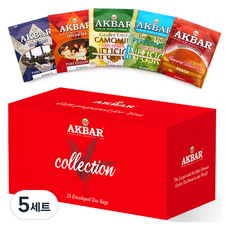 AKBAR 阿克巴 精選茶葉組, 5套, 5種茶包