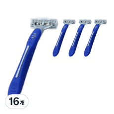 나리 이그젝타 3중날 면도기, 1개입, 16개
