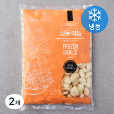 냉동 마늘 (냉동), 1kg, 2개
