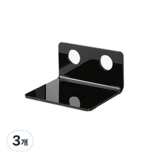 페인트인포 사각용기 전용 디스펜서 홀더 2구, 블랙, 3개