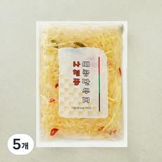 사천풍 매콤단무지 4mm 압축무채, 1kg, 5개