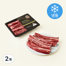 미국산 앵거스 우대갈비 CAB등급 (냉동), 1kg, 2개