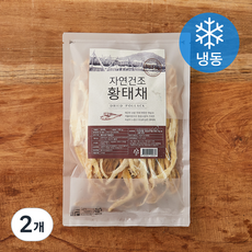 청해명가 자연건조 황태채 (냉동), 2개, 100g