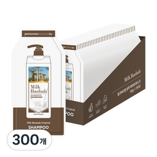 밀크바오밥 여행용 샴푸 파우치 화이트머스크, 10g, 300개