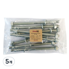 Inno Tools 混凝土鍍鋅楔形錨栓 12mm x 200mm 8入, 5個