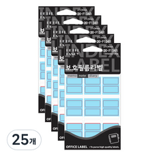 Petit 保護膜標籤貼紙 20-F104, 25個, 紅色 (20-F104R)