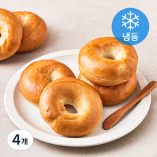 로빈스 플레인 베이글 B (냉동), 110g, 6개입, 4개