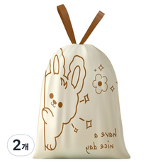 타미나요 다용도 비닐파우치 나이스토끼 60p, 2개, 15L