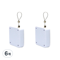 GOODIE FOODIE 迷你自動門閉門器 黑色, 白色系, 6個