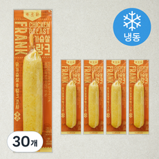 바르닭 닭가슴살 후랑크 꼬치 커리 (냉동), 70g, 30개
