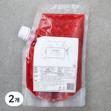 마법의딸기 프리미엄 수제딸기청 1kg, 2개