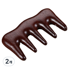 購物衝刺 木製頭皮刮痧按摩器 18, 2個, 單一顏色