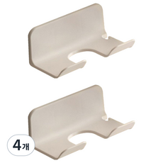 Doven簡約吹風機架, 4個, 白色