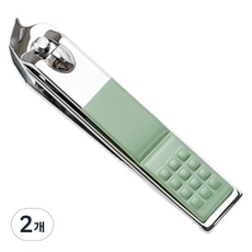 비투윈 손질 네일 니퍼, 2개, 초록 트럼펫렌치