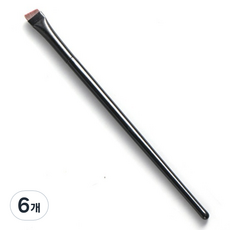 DEEP TALK 彩妝斜角眉刷 DT0524, 黑色, 6個