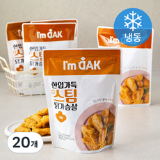 아임닭 한입가득 스팀 닭가슴살 카레 (냉동), 20개, 100g