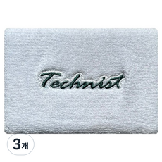 Technist 運動護腕 護腕帶 TNA6454, 白色, 3個