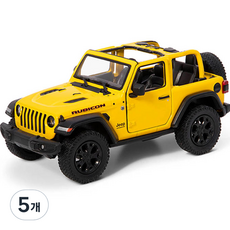 KiNSMAR 2018 Jeep 牧馬人敞篷迷你模型車公仔, 5個