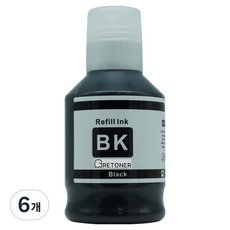 캐논 GI-96BK 호환 무한 리필 잉크, 검정, 6개 검정, 6개