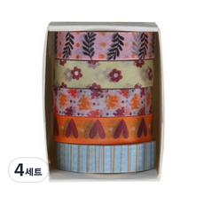 데일리네스트 깔끔한 마스킹테이프 세트, 타입 12, 4세트