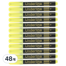 munhwA 底線螢光筆, 黃色, 48個