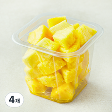곰곰 파인애플 청크, 4개, 400g