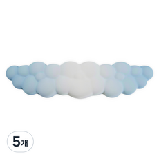 큐센 구름 팜레스트, 그라데이션 블루, 5개