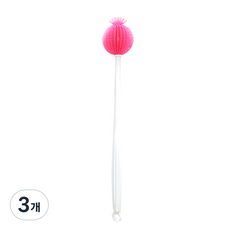 파미레 실리콘 꽃 병솔, 랜덤발송, 3개