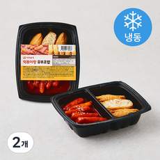 지후분식 떡볶이랑 유부초밥 (냉동), 300g, 2개