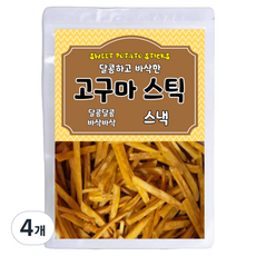 달콤하고 바삭한 골드 고구마스틱, 300g, 4개