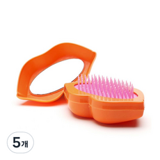 립 두피마사지 브러시, 오렌지, 5개