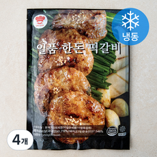 진푸드 일품 한돈 떡갈비 (냉동), 4개, 450g