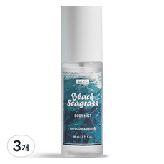 네시픽 블랙 씨그래스 바디 미스트, 80ml, 3개