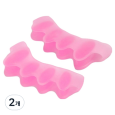 Runeon 簡約腳趾環 粉紅色 2入, 2個