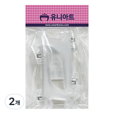 유니아트 액자받침 반투명 7.5cm 4개입, 2개