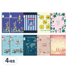 YOUNG ART 3-6無題+3-6聯絡本 春季筆記本 10入, 隨機出貨, 4組