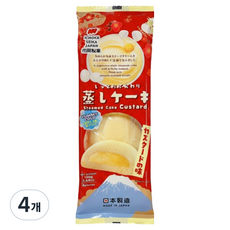 이치오카세이카 촉촉 스팀케이크 커스터드맛, 160g, 4개