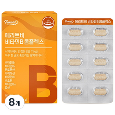 퍼니트 메리트비 비타민B 콤플렉스 51g, 60정, 8개