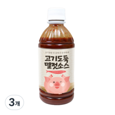 고기도둑 멜젓소스 프리미엄, 350g, 3개